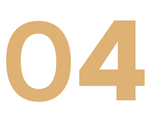 A green background with the number 4 in gold.